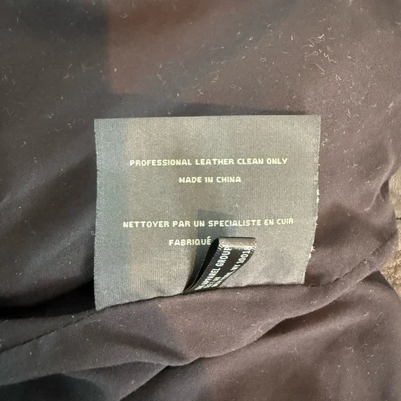 Andrew Marc Black Leather Moto Jacket - Picture 5 of 5